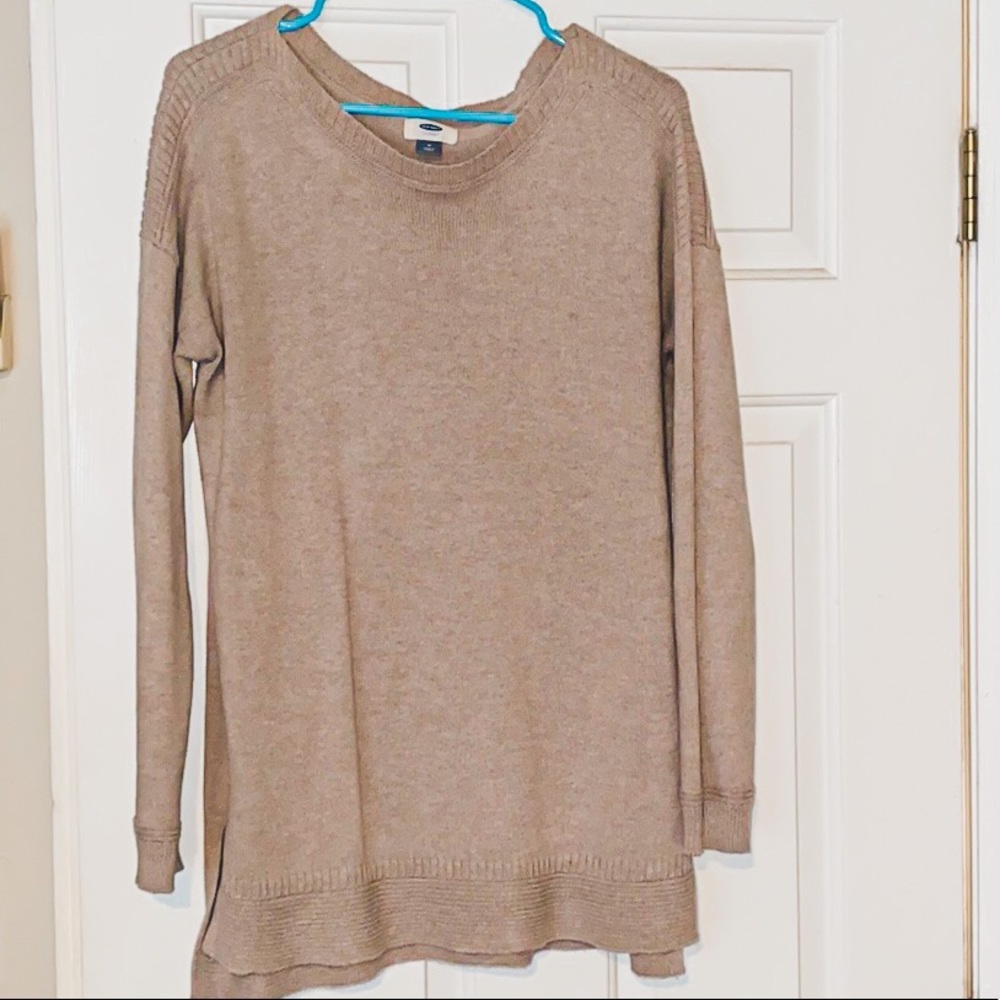 Tan sweater tunic